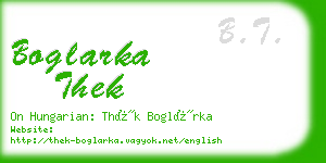 boglarka thek business card